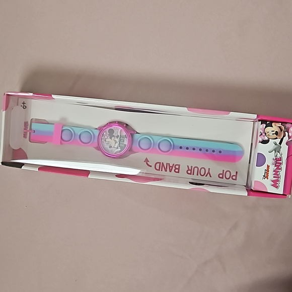 NEW Popper Strap LCD Minnie Mouse Watch - Picture 2 of 6